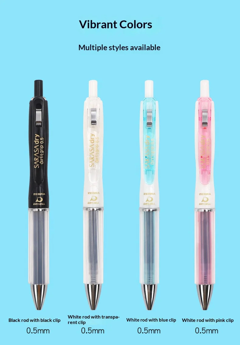 CowLost | product_id-zebra-jjz49-quick-dry-gel-pen-0-4-0-5mm-retractable-cushion-grip-transparent-design-for-exams-writing |14