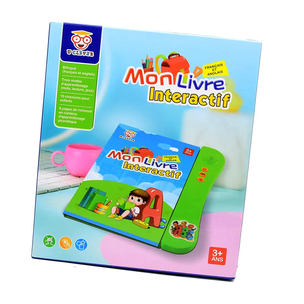 French English Bilingual Interactive Audio Book for Kids Early Learning Educational Toy