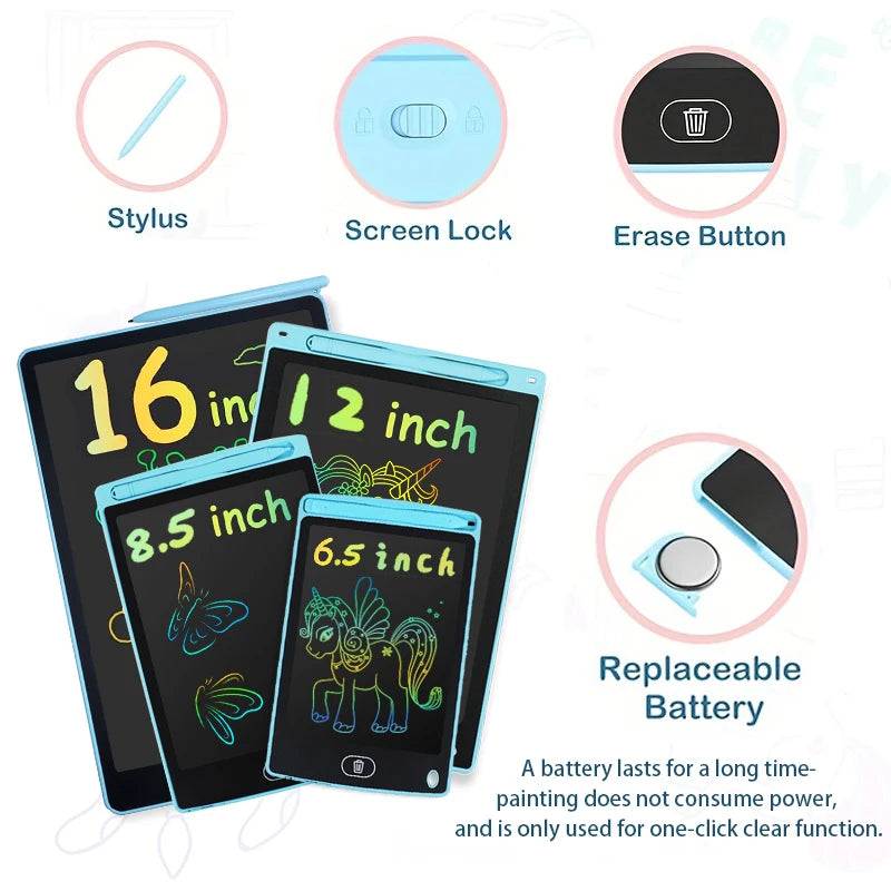 CowLost | pet-supplies-lcd-writing-and-drawing-tablet-educational-doodle-board |4