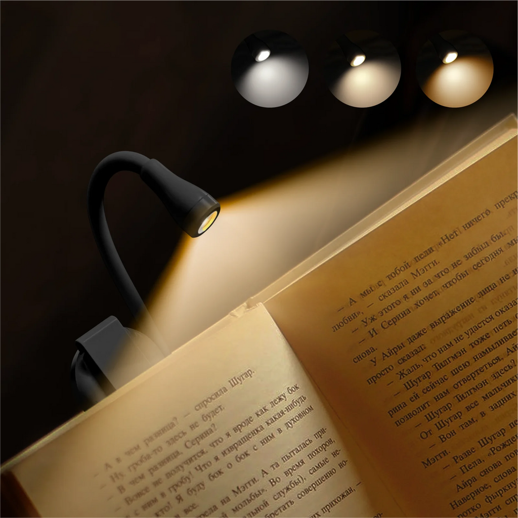 CowLost | product_id-kfvc-rechargeable-clip-on-led-book-light-with-3-color-eye-protection-and-360-flip |9