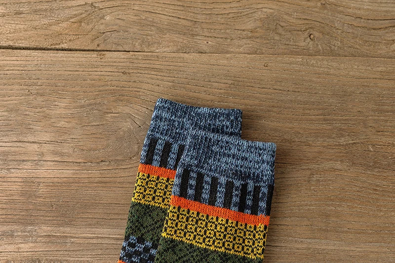 CowLost | sporting-goods-5-pairs-winter-vintage-thick-warm-socks |22