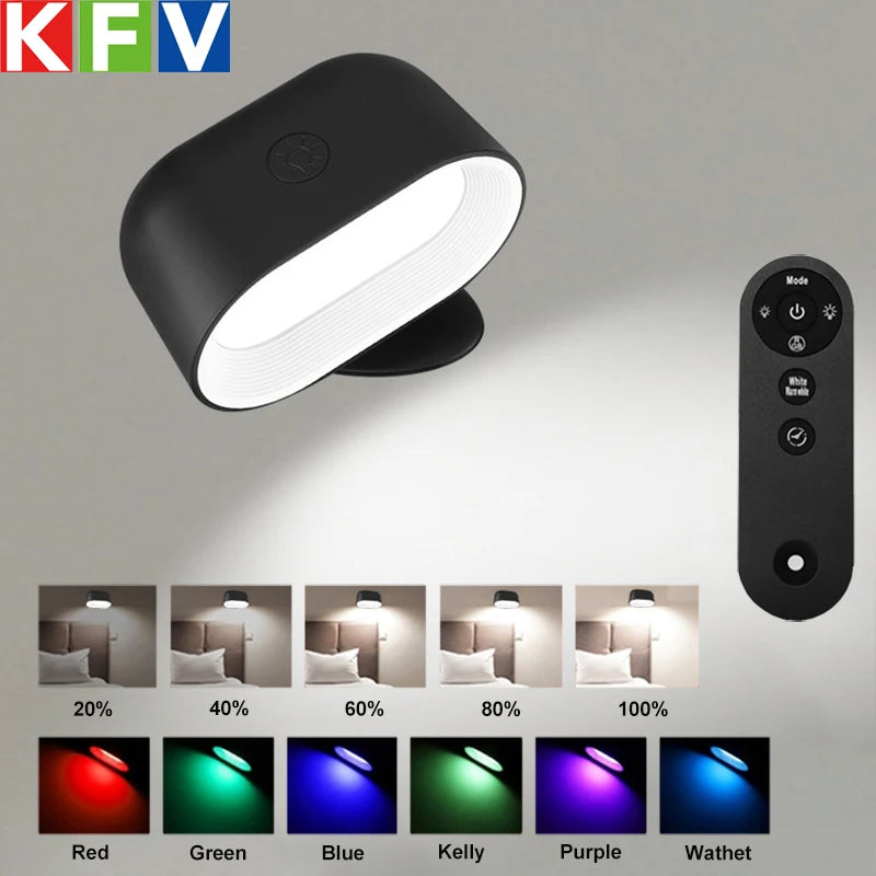 CowLost | product_id-rechargeable-led-wall-light-with-360-rotation-magnetic-touch-remote-control |1