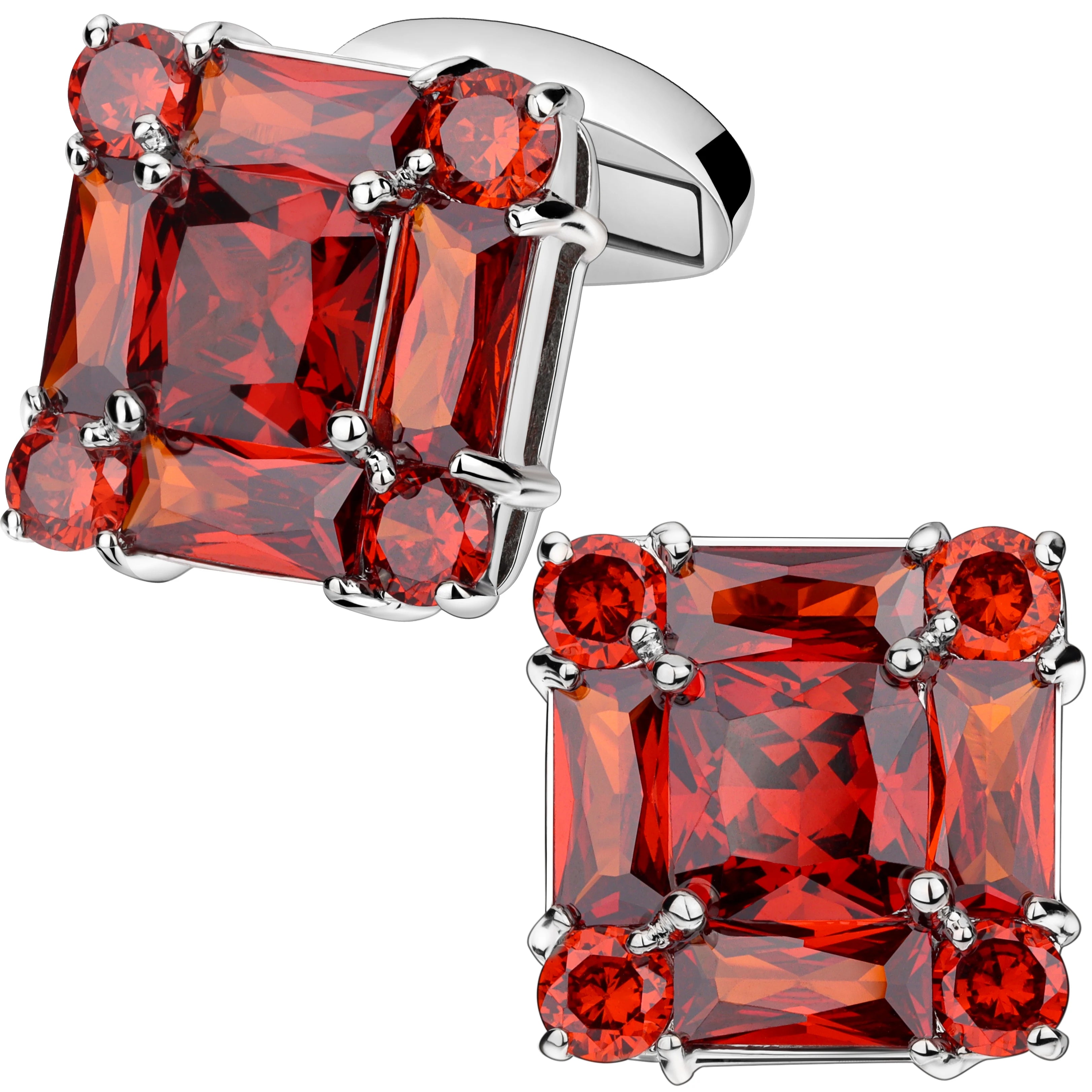 CowLost | clothing-accessories-trendy-zircon-square-cufflinks-for-men |30