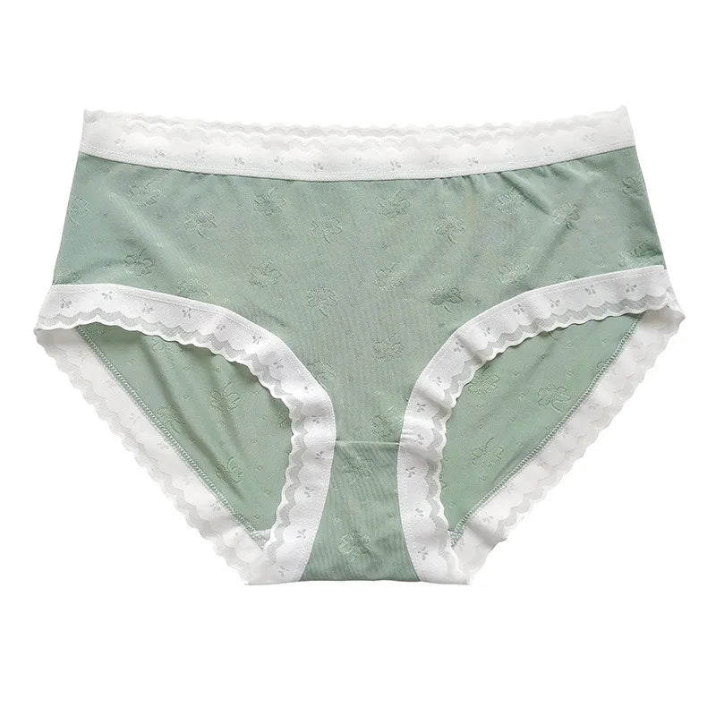 CowLost | 1pc-low-rise-briefs-women-panties-ice-silk-underwear-solid-color-breathable-panty-female-underpants-sexy-lingerie-m-xl |10