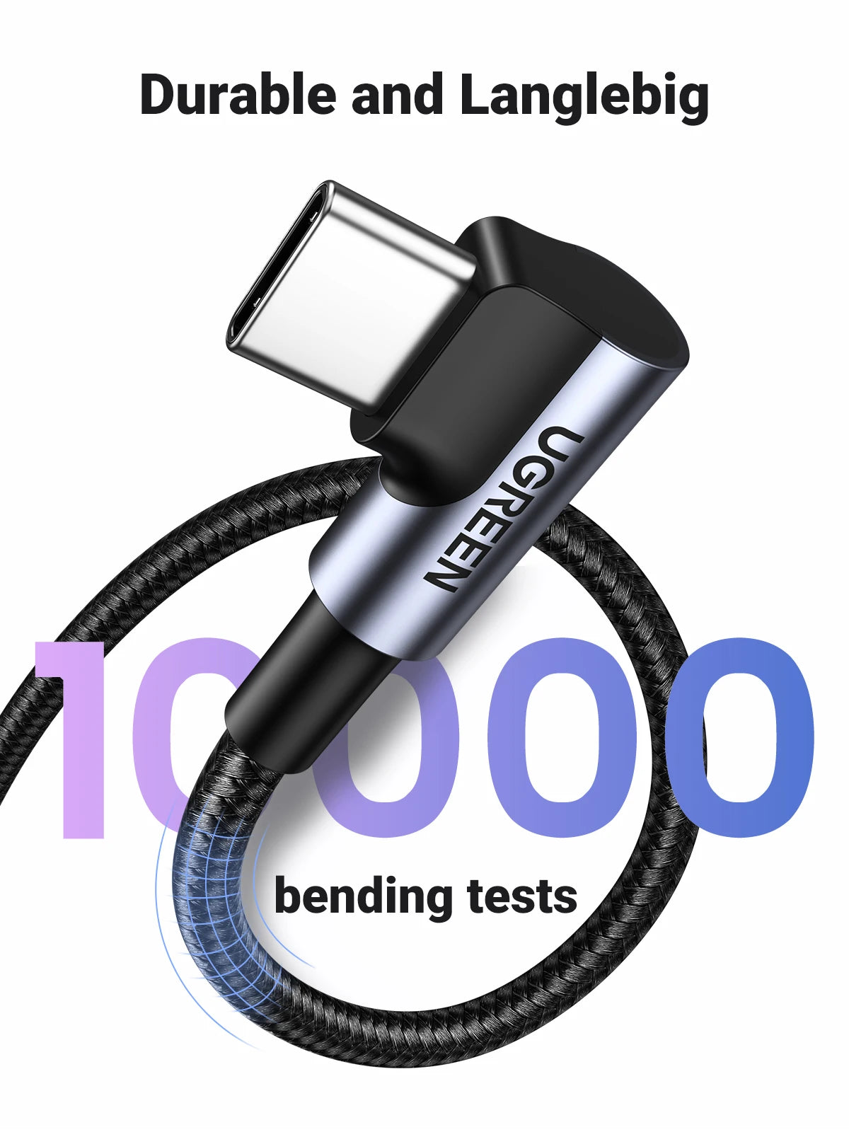 CowLost | ugreen-90-degree-usb-c-cable-nylon-fast-charge-usb-type-c-cable |5