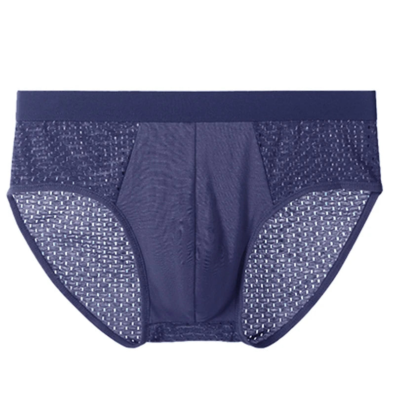 CowLost | xl-4xl-mens-plus-size-breifs-solid-color-breathable-panties |18
