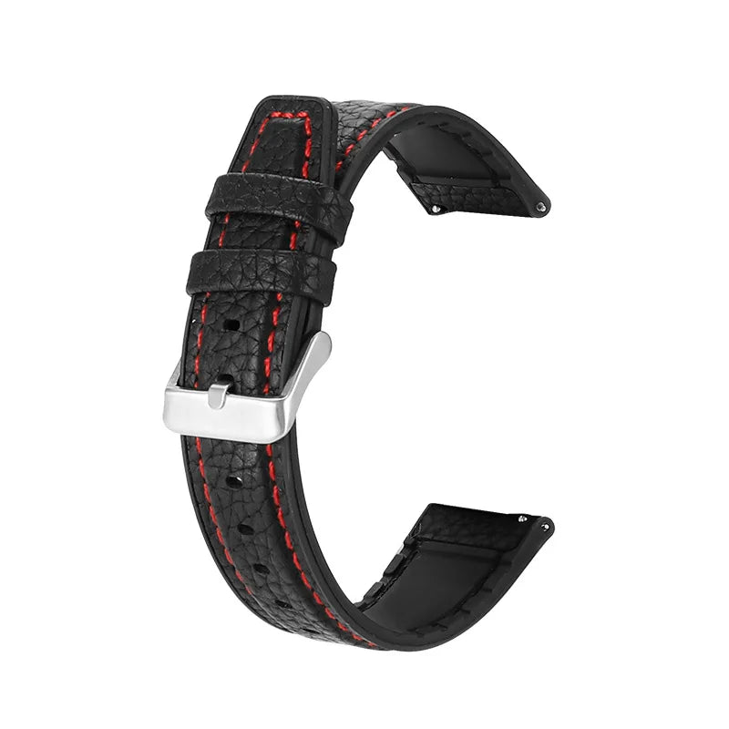 CowLost | product_id-waterproof-leather-watch-strap-for-rolex-seiko-with-slub-litchi-smooth-patterns |34