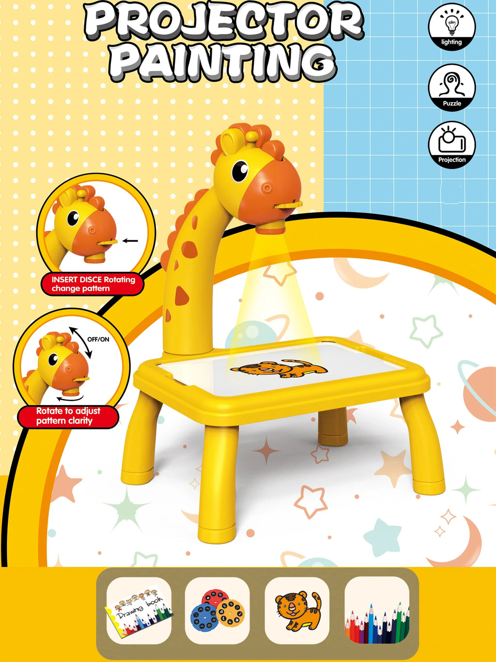 CowLost | product_id-led-projector-drawing-board-toy-for-kids-educational-art-desk-gift |11