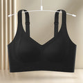 CowLost | product_id-plus-size-push-up-non-wire-v-neck-padded-bra-with-adjustable-wide-straps-m-4xl |8