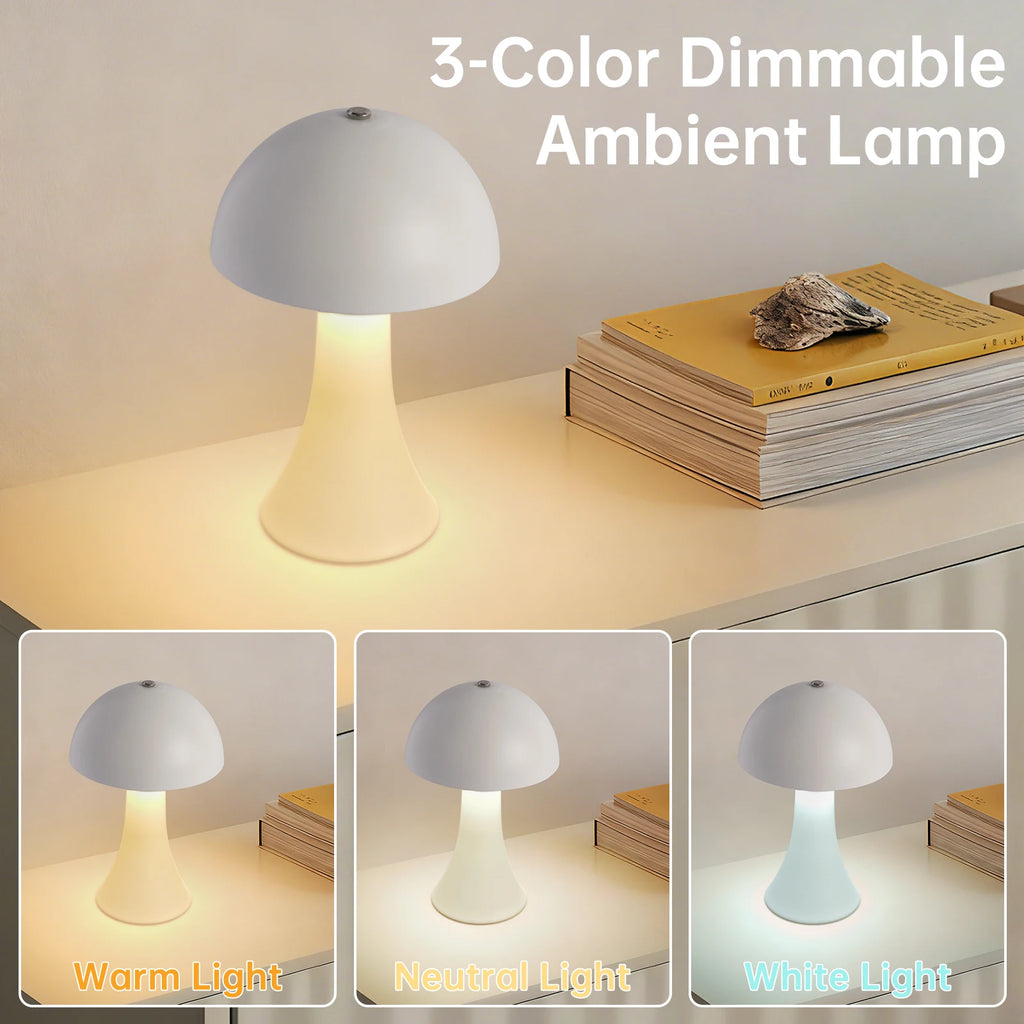 CowLost | product_id-rechargeable-led-retro-mushroom-touch-sensor-table-lamp-for-bedroom-bar |8