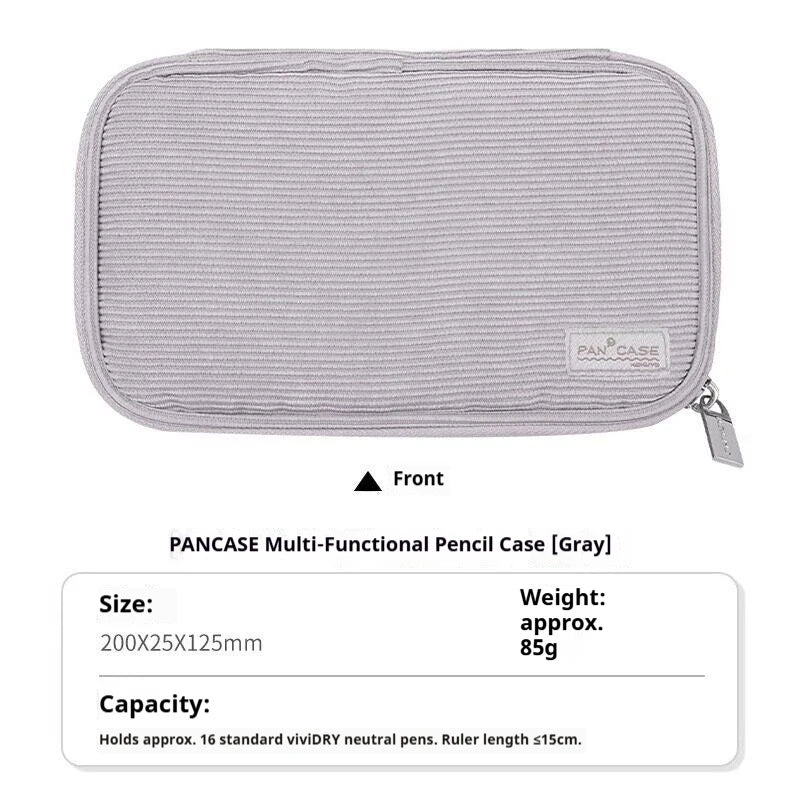CowLost | product_id-kokuyo-japan-pancase-retro-large-capacity-corduroy-pencil-bag-for-students-office |14