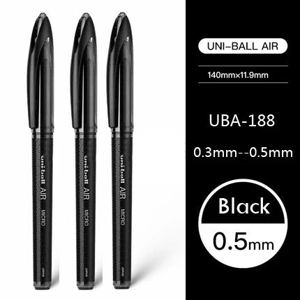 CowLost | product_id-japanese-uni-uba-188-gel-pens-0-5-0-7mm-black-red-blue-smooth-writing-for-school-office |13