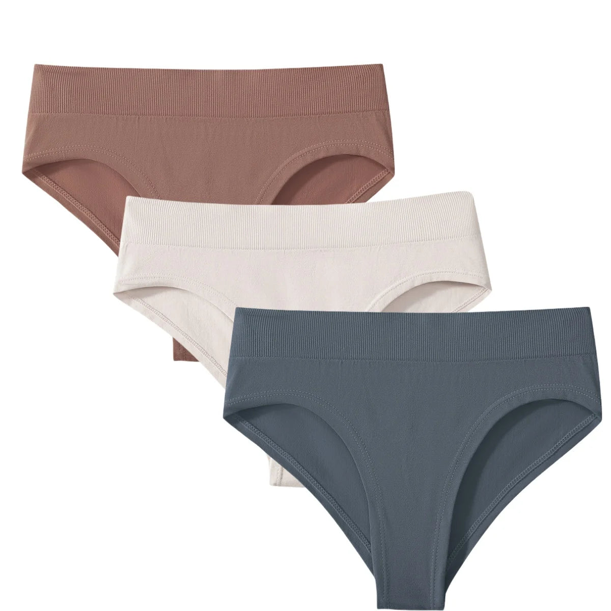 CowLost | product_id-3pcs-womens-high-rise-solid-color-briefs-panties-plus-size-s-3xl |31