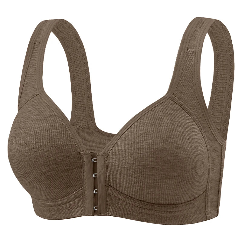 CowLost | product_id-fallsweet-wire-free-front-closure-seamless-full-coverage-bra-large-size-comfort |9