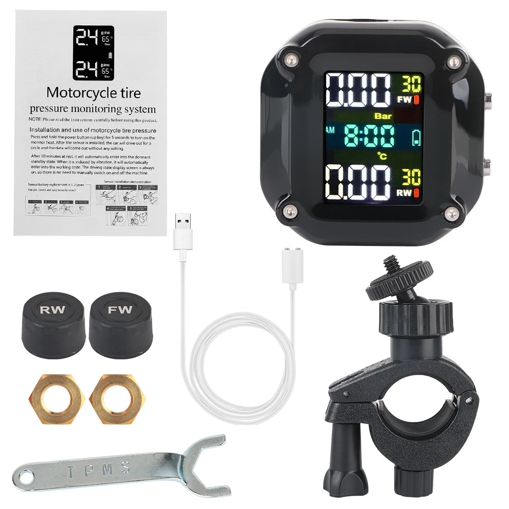 CowLost | product_id-motorcycle-tpms-wireless-tire-pressure-monitor-with-lcd-color-display-1-internal-2-external-sensors |11