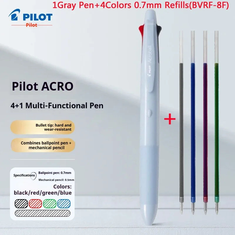 CowLost | product_id-pilot-acroball-4-color-multi-pen-with-0-5-0-7mm-mechanical-pencil-smooth-ink-writing-tool |10