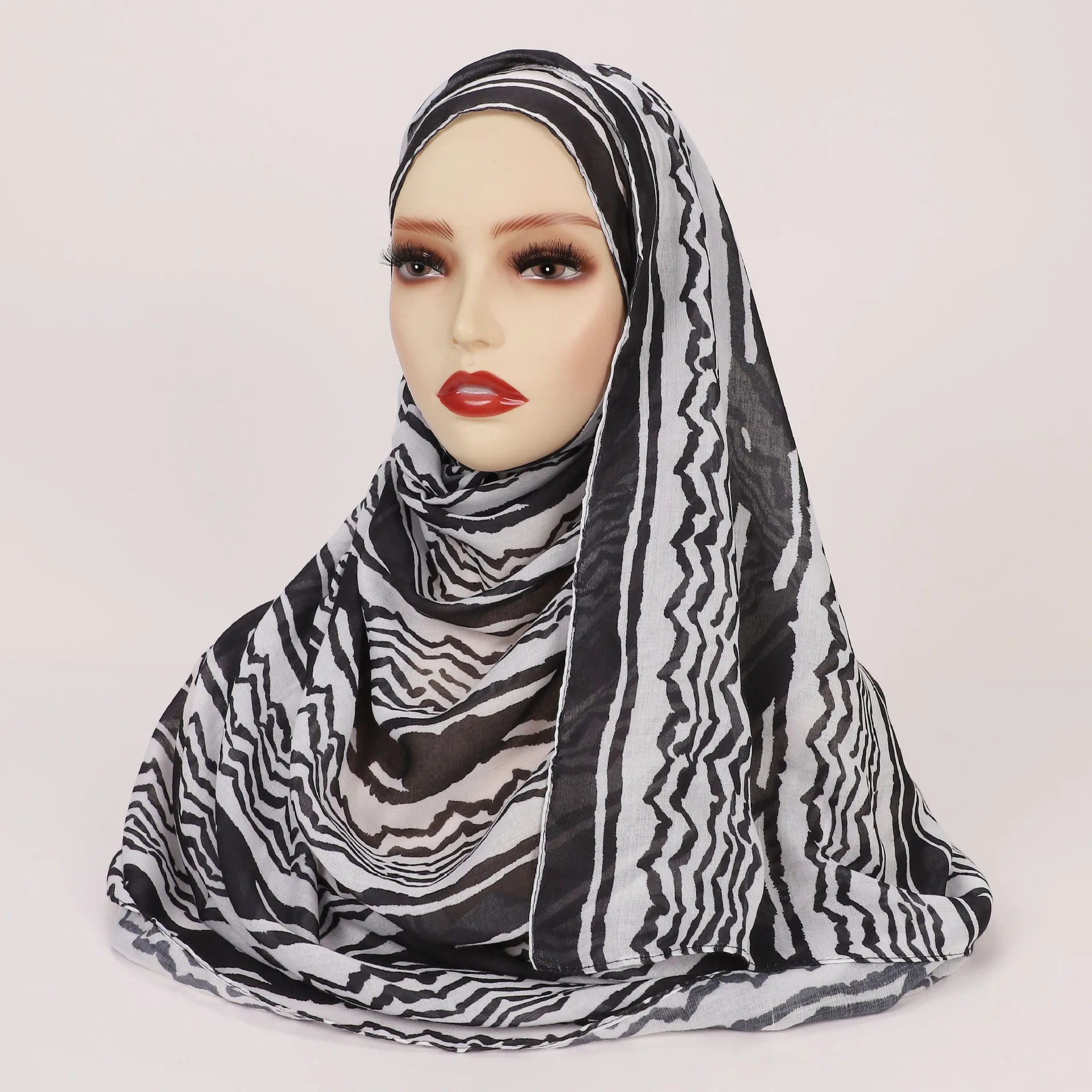 CowLost | bohemian-print-women-watercolor-soft-muslim-hijab |27