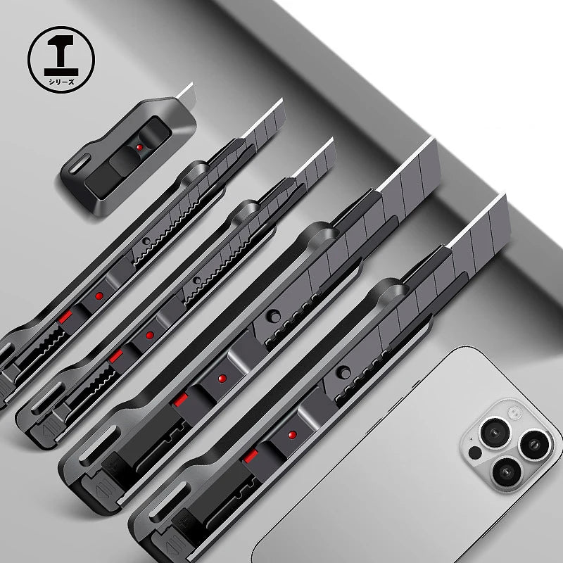 CowLost | product_id-multipurpose-retractable-utility-knife-9-18mm-sk2-thickened-blade-self-locking-box-opener |2