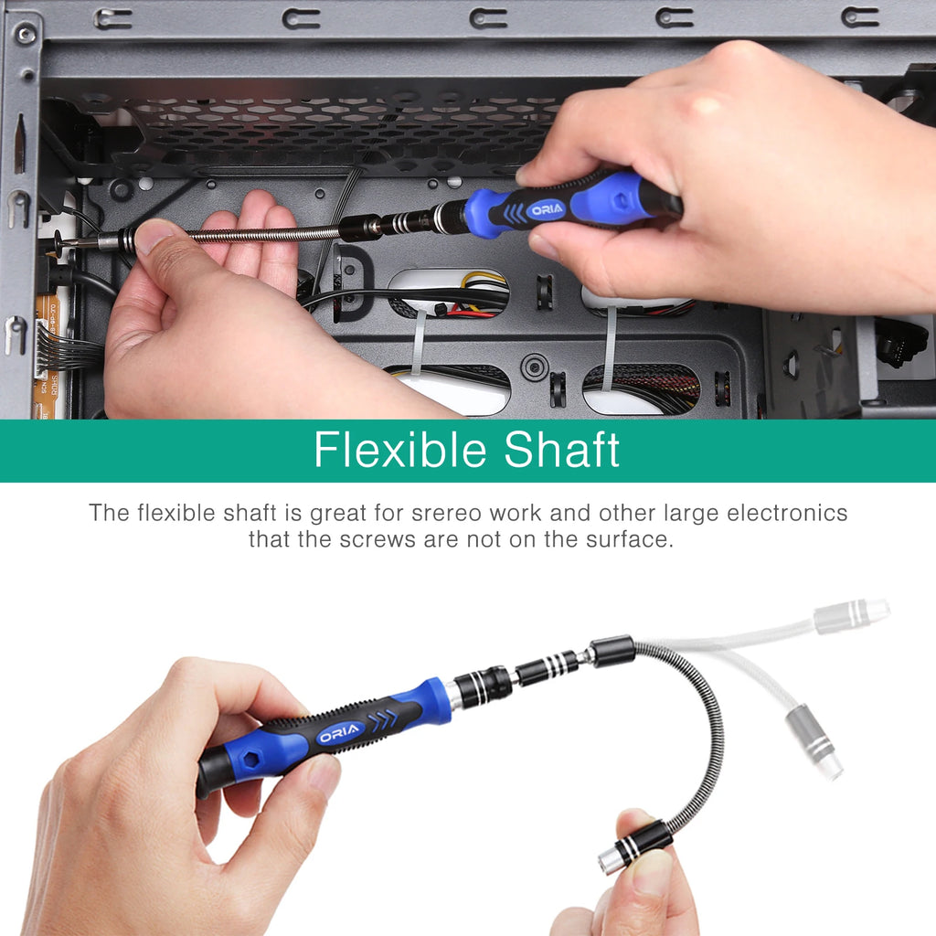 ORIA 60-in-1 Magnetic Precision Screwdriver Set for Electronics Repair