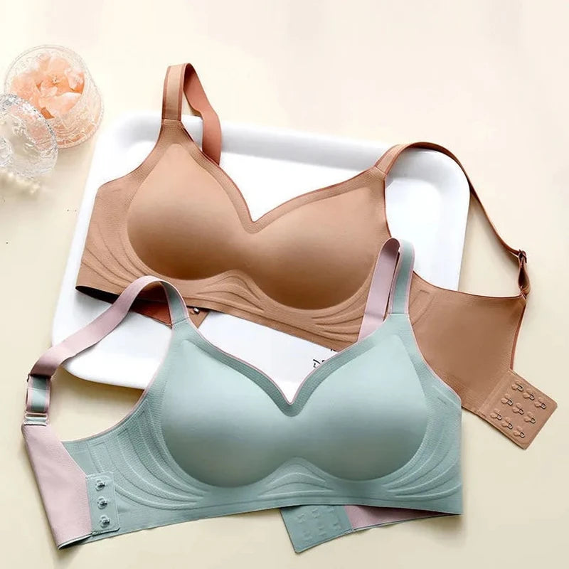 CowLost | product_id-wireless-elastic-soft-breathable-solid-color-support-bra |3
