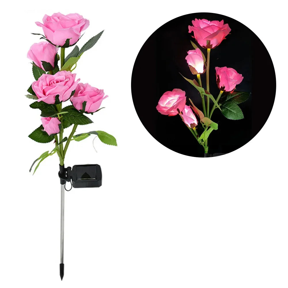 CowLost | product_id-ggbingo-solar-5-head-rose-flower-garden-lights-for-outdoor-yard-patio |13