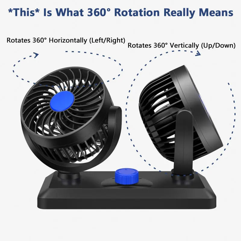 CowLost | product_id-dual-head-3-speed-adjustable-12v-24v-5v-portable-rotating-car-cooling-fan-for-suv-truck |12