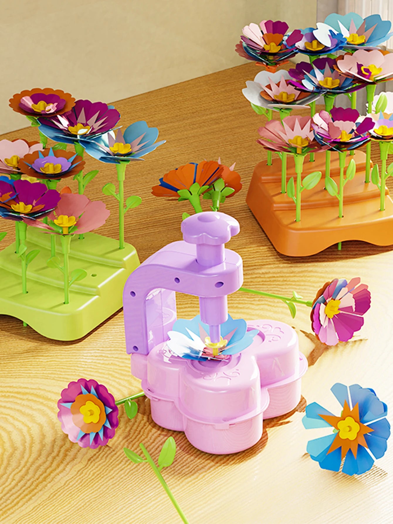 CowLost | product_id-diy-fabric-flower-bouquet-making-toy-craft-kit-for-kids-and-girls-educational-gift |9