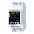 Tuya WiFi Smart Power Meter 63A Energy Switch with Automatic Protector and Voltage Tester