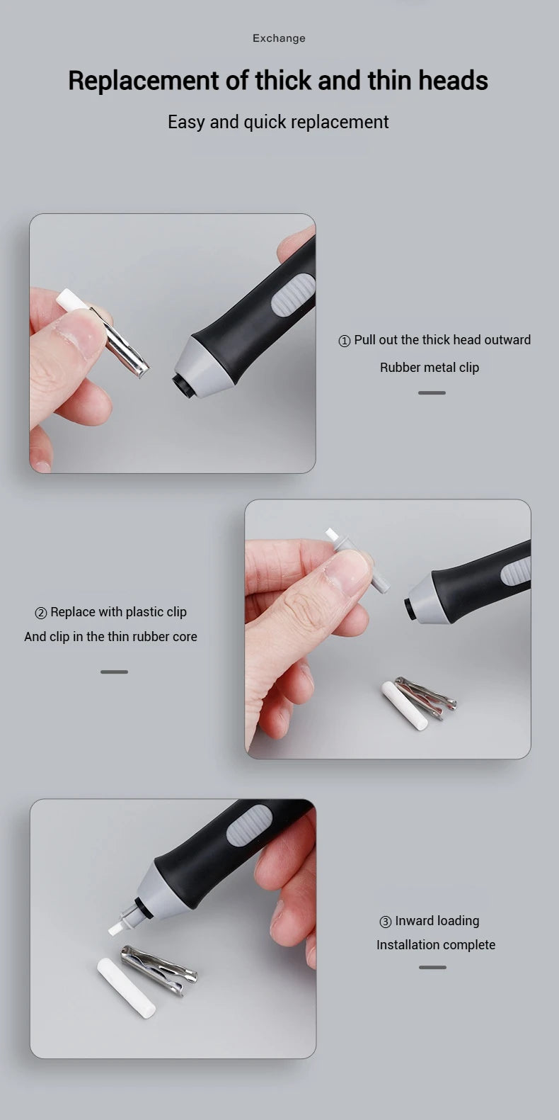 CowLost | tenwin-adjustable-electric-rubber-eraser-with-rubber-refills-battery-power |10