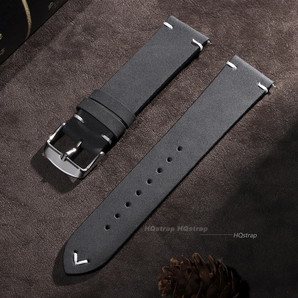 CowLost | bracelets-product_id-vintage-leather-cowhide-watch-band-18mm-22mm-for-seiko-smartwatch-quick-release-wristband |10