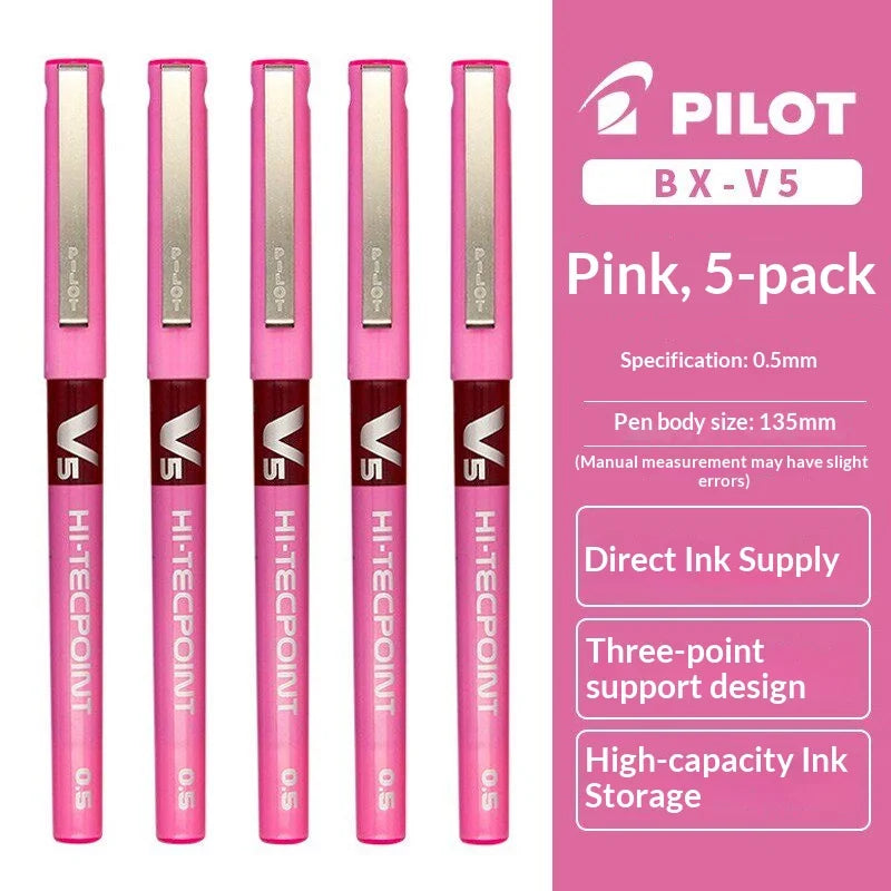 CowLost | product_id-pilot-bx-v5-12-color-0-5mm-rollerball-pens-anti-leak-smooth-ink-for-journaling-art-projects |22