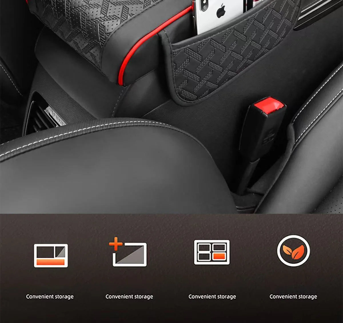 CowLost | product_id-universal-car-armrest-box-height-pad-with-leather-memory-foam-cushion-and-storage |8