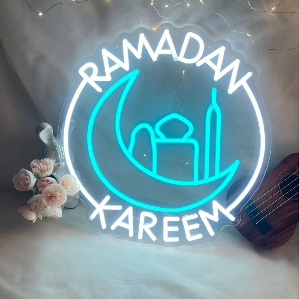 CowLost | ramadan-mosque-neon-lights-eid-mubarak-led-night-light-wall-backdrop-decor |5
