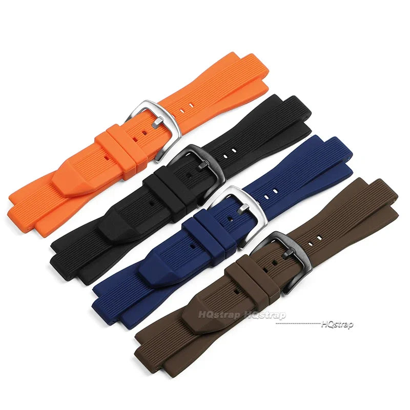 Soft Silicone Replacement Watchband for Michael Kors MK8729 MK8184 MK9020 MK9026 MK8152 13x29mm