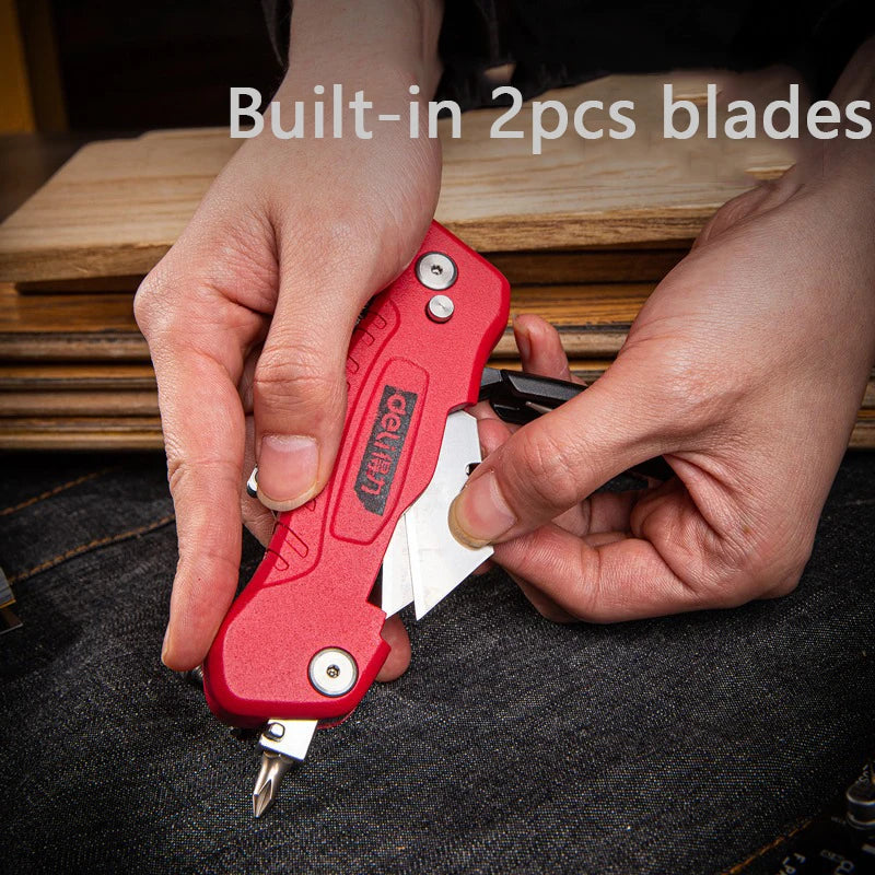 CowLost | product_id-deli-premium-heavy-duty-multi-function-folding-box-cutter-utility-knife-sk2-blade |6