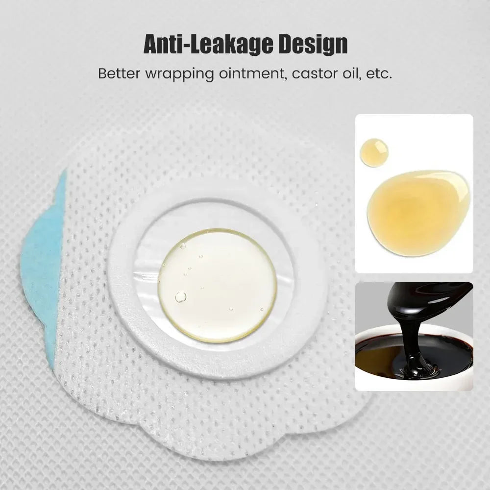 CowLost | disposable-castor-oil-belly-button-patch-self-adhesive |3