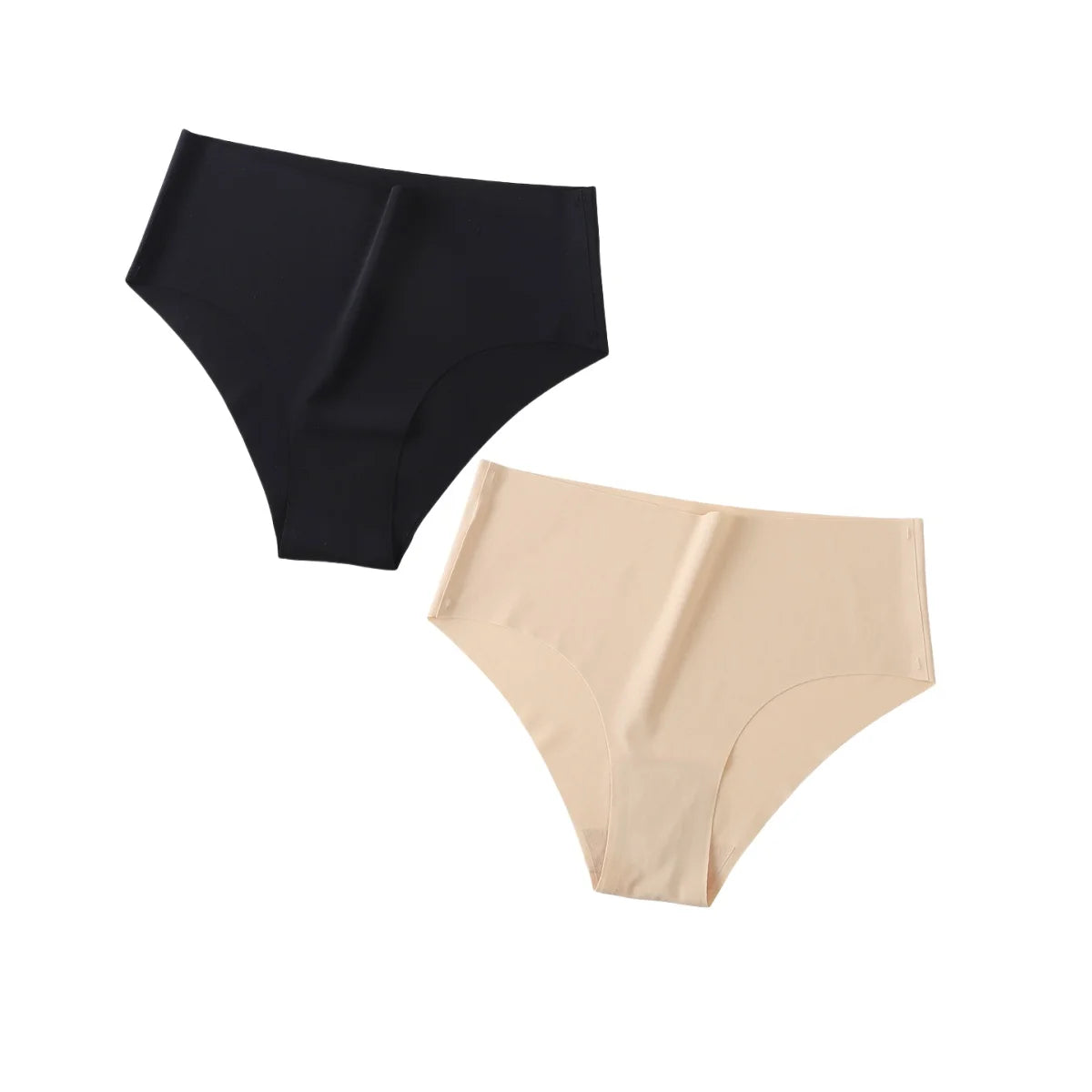 CowLost | product_id-2pcs-womens-high-waist-seamless-ice-silk-briefs-xs-xl |15