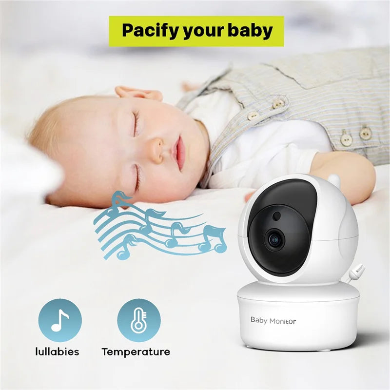 CowLost | baby-transport-accessories-babystar-5inch-video-baby-monitor-with-remote-pan-tilt-zoom-camera-and-audio |9