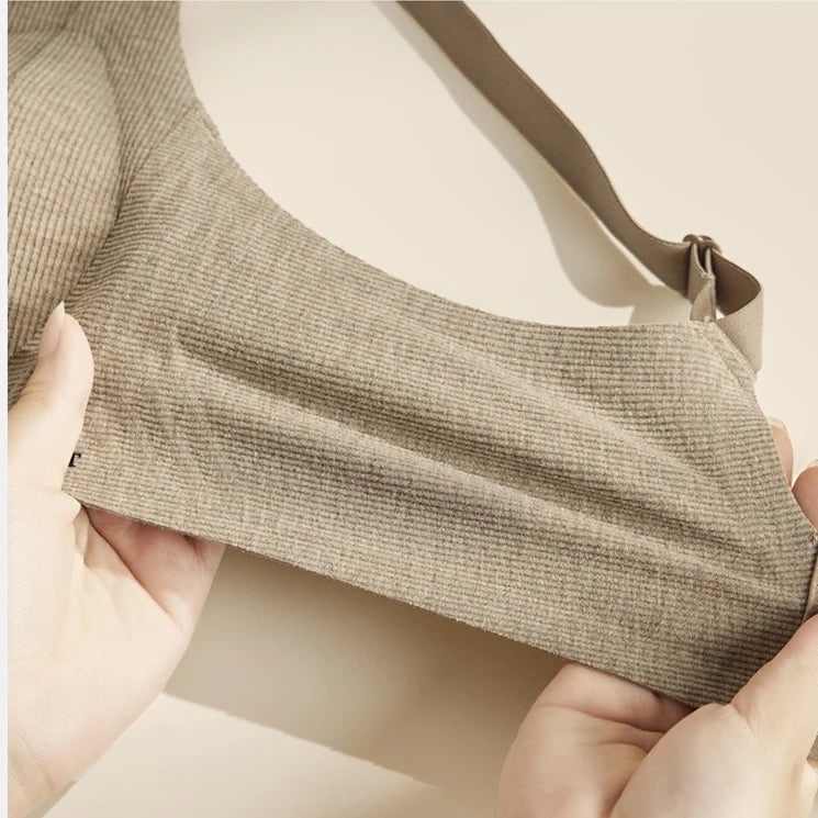 CowLost | new-lifting-underwear-womens-one-piece-fixed-cup-without-marks-and-gathering-without-steel-rings-and-anti-sagging-bra |9