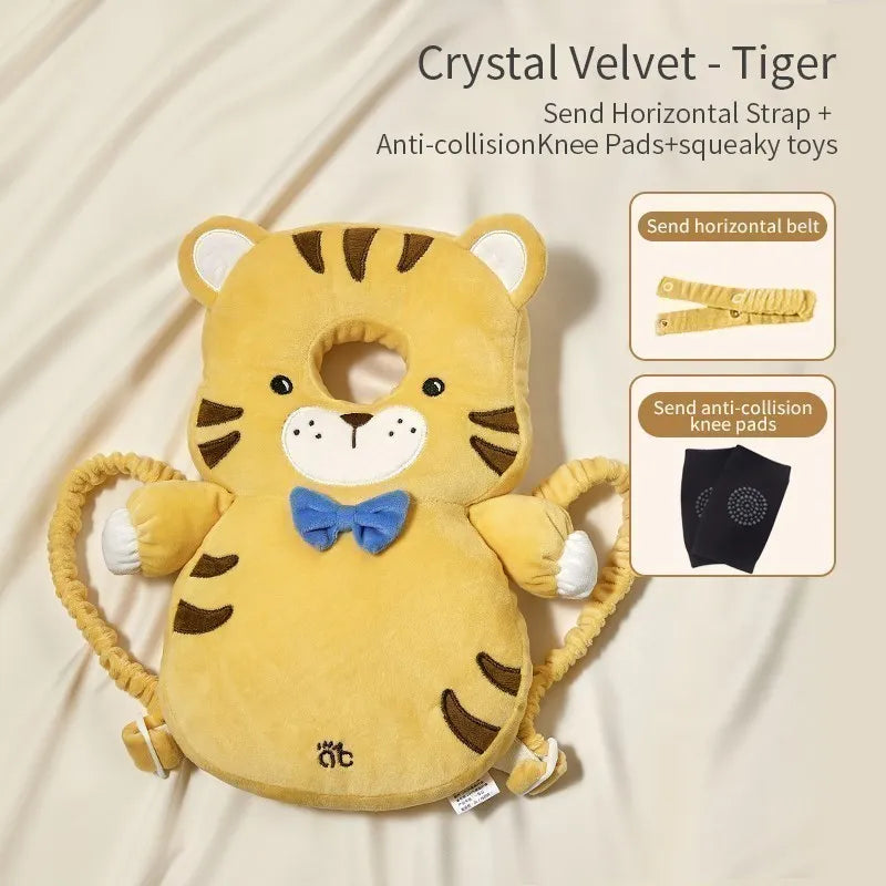 CowLost | aibedila-newborn-head-back-protector-baby-protect-pillow-learn-walk-headgear |37
