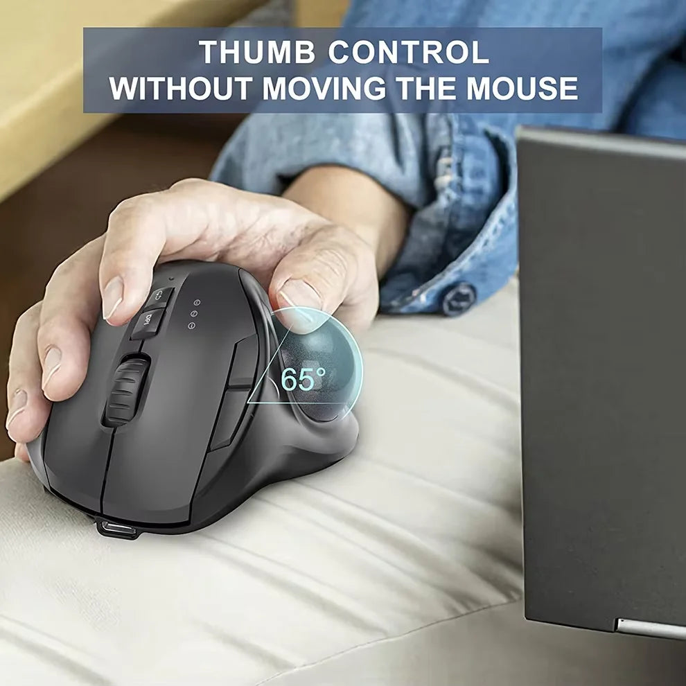 CowLost | product_id-jomaa-2400dpi-rechargeable-vertical-ergonomic-trackball-mouse-with-2-4g-bluetooth-and-eva-case-for-laptop-ipad-macbook |3