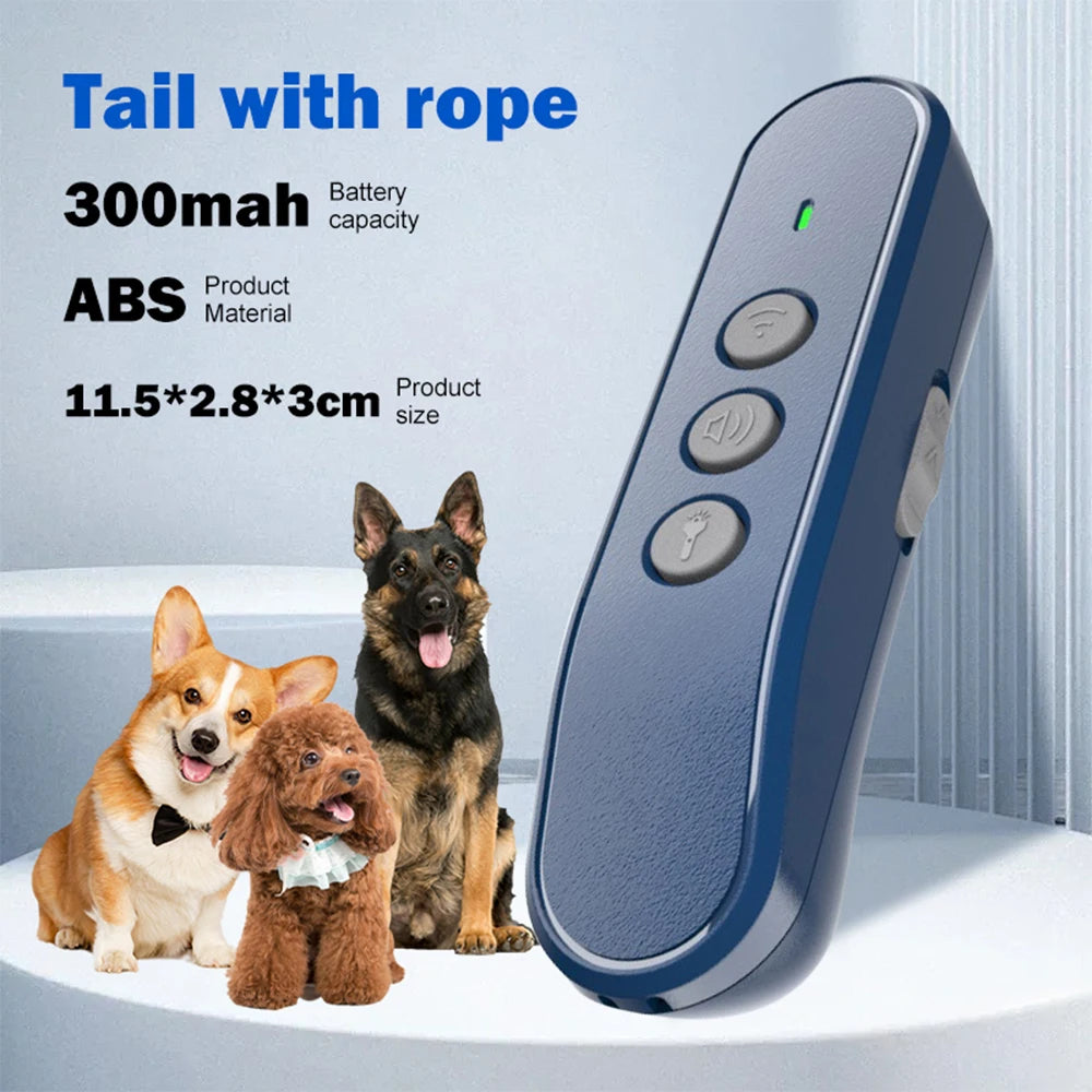 USB Ultrasonic Dog Bark Preventer Portable Anti-Barking Training Device