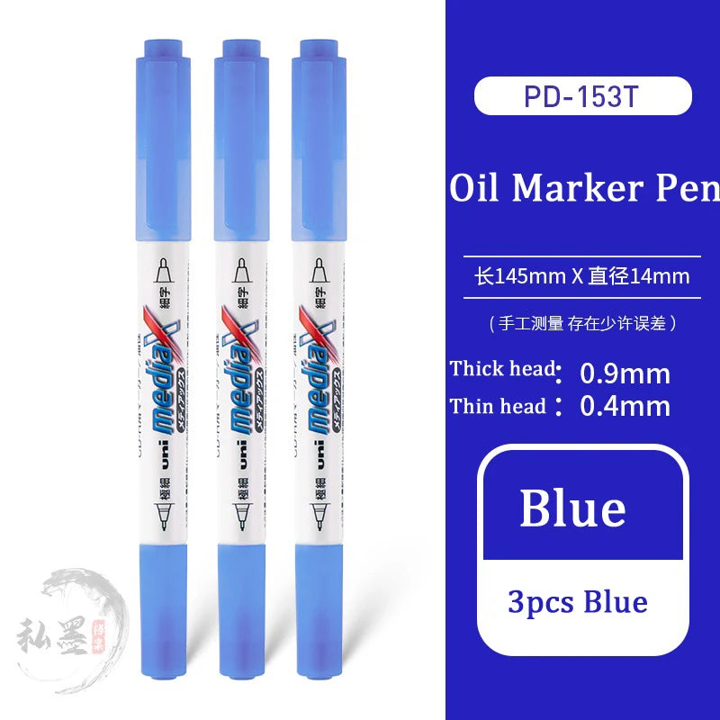 CowLost | product_id-uni-double-headed-oil-marker-pen-0-4-0-9mm-quick-dry-for-cd-glass-ceramic-fabric-leather-tire |16