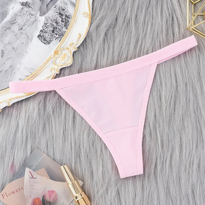 CowLost | wsfsljwdw-sexy-women-cotton-g-string-thongs-low-waist-seamless-panties |3