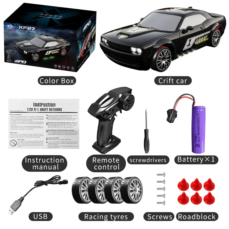 CowLost | fencing-barriers-dodge-hellcat-1-16-4wd-high-speed-remote-control-drift-car |45