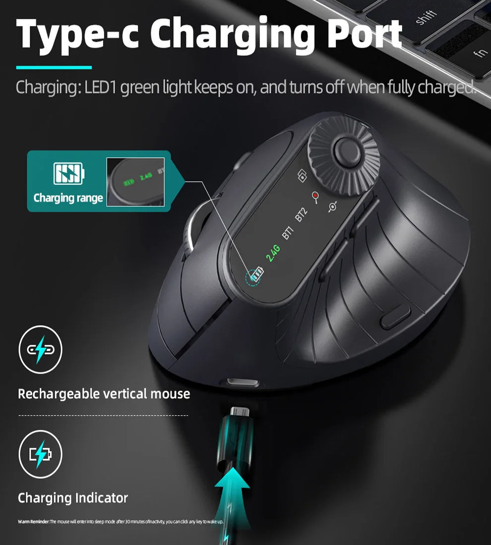 CowLost | product_id-jomaa-wireless-rechargeable-vertical-optical-mouse-with-dpi-adjustment-and-function-knob |11