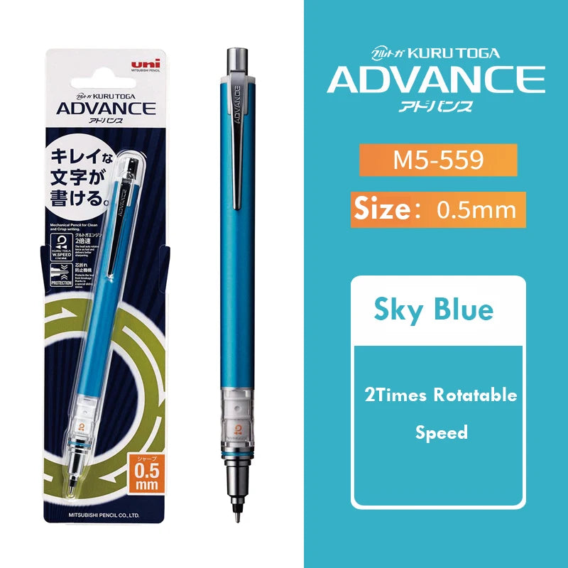 CowLost | product_id-uni-kuru-toga-advance-m5-559-mechanical-pencil-0-3-0-5-0-7mm-low-center-gravity |35