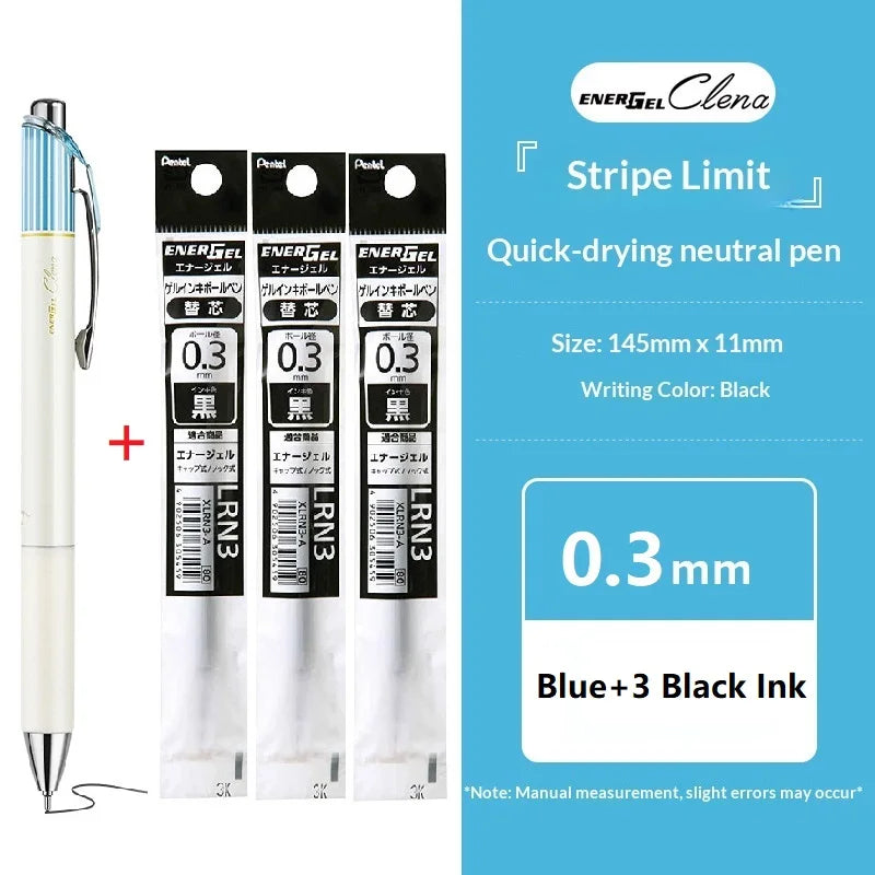 CowLost | product_id-pentel-energel-bln75-stripe-edition-gel-pens-0-3-0-4-0-5mm-stainless-nib-smooth-writing |72
