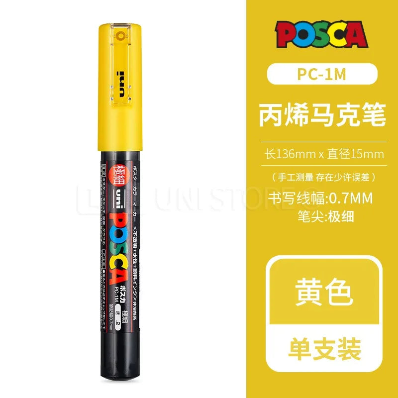 CowLost | product_id-uni-posca-pc-1m-3m-5m-multi-color-acrylic-permanent-marker-for-fabric-rock-metal-pop-posters-graffiti |39