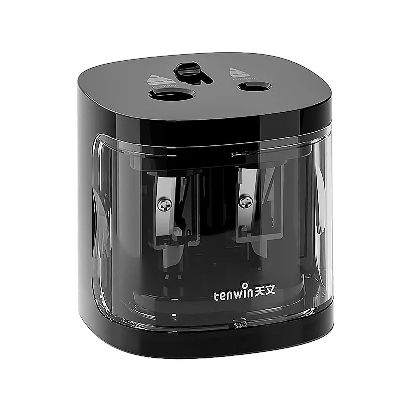 CowLost | product_id-tenwin-automatic-electric-pencil-sharpener-dual-hole-large-capacity-multifunctional-stationery |5